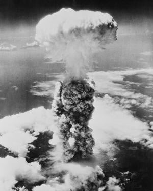 Der Atompilz über Hiroshima